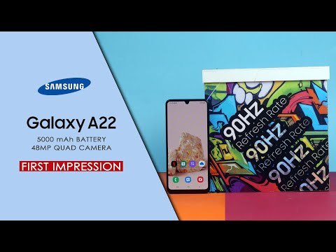 Samsung Galaxy A22 First Impression | 90Hz Display | OIS | Samsung A22 Price in Pakistan