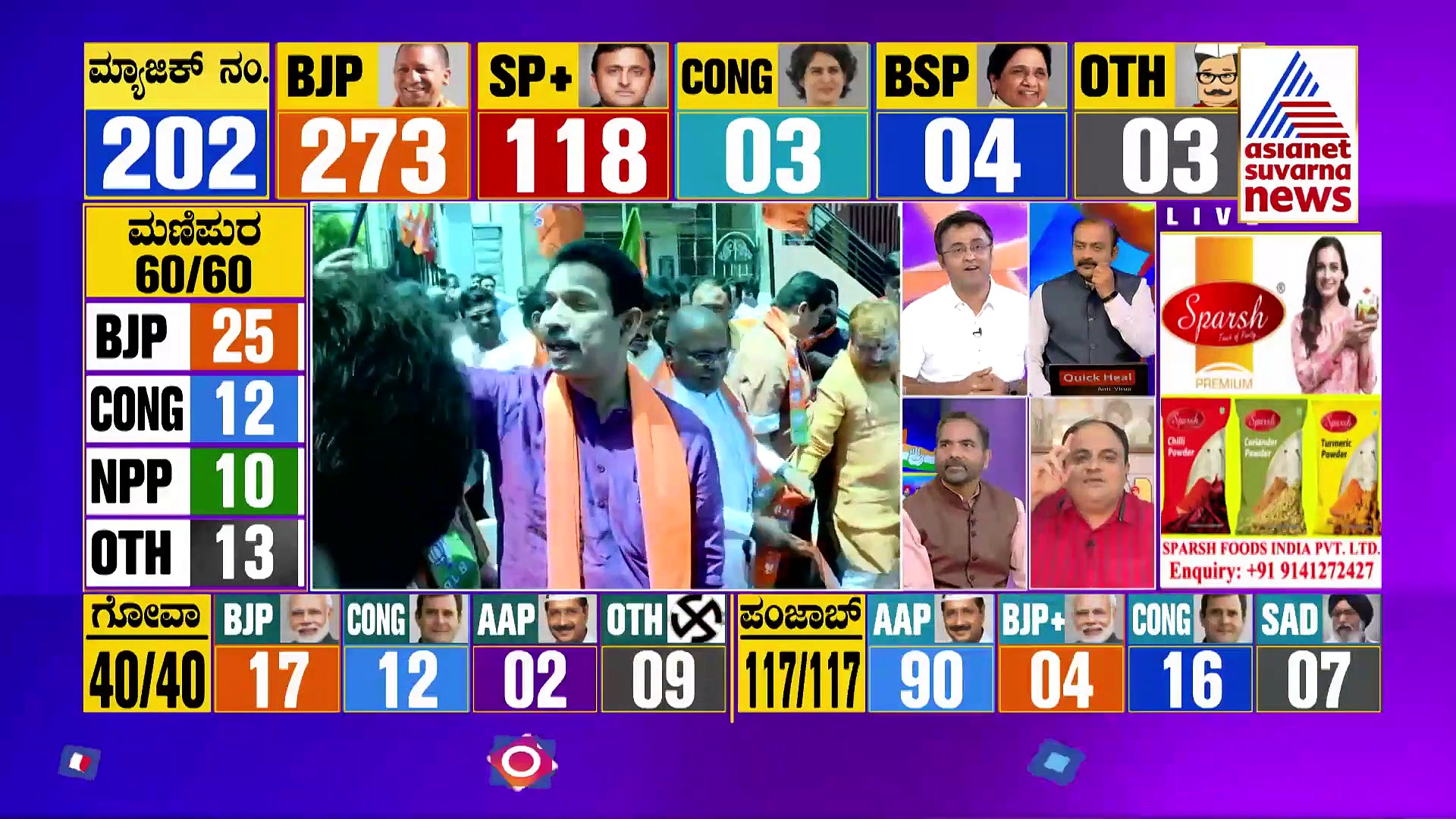 5 States Election Results: ಪಂಜಾಬ್‌ನಲ್ಲಿ ಕಾಂಗ್ರೆಸ್‌ಗೆ ಮುಖಭಂಗ, ಅಧ್ಯಕ್ಷ ಸ್ಥಾನ ಬಿಡಲು ಸಿಧು ನಿರ್ಧಾರ