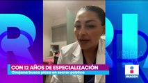 Erika Fernández fue rechaza del IMSS por su edad; ahora busca una plaza