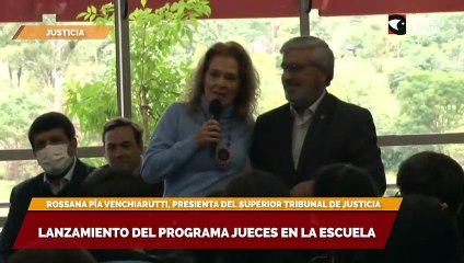 Lanzamiento del programa Jueces en la Escuela