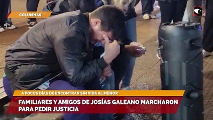 Familiares y amigos de Josías Galeano marcharon para pedir justicia