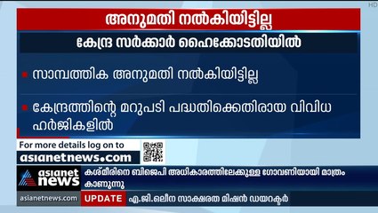 'സില്‍വര്‍ലൈന്‍ പദ്ധതിക്ക് അനുമതിയില്ല'