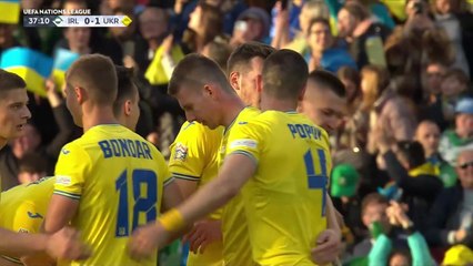 Le résumé d'Irlande - Ukraine - Foot - Ligue des nations
