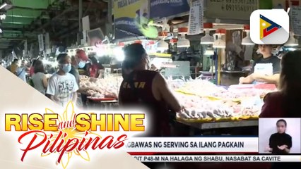 Ilang mga kainan, nagbawas ng serving sa ilang pagkain
