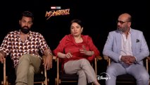 Mohan Kapur, Zenobia Shroff, and Saagar Shaikh Ms Marvel Interview Part 2