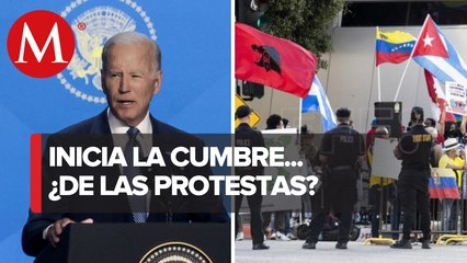 Cumbre de las Américas da inicio entre el júbilo y las protestas