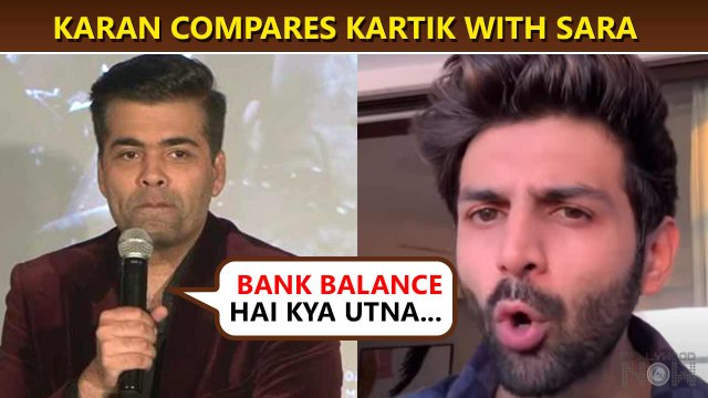 When Karan Johar said Kartik Aaryan Doesn't Have 'The Money To Match Pataudi Princess' Sara Ali Khan