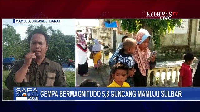 Antisipasi Gempa Susulan, Pasien RSUD Mamuju Jalani Perawatan di Pelataran Gedung