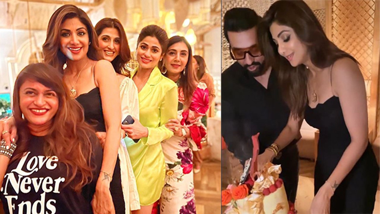 Shilpa Shetty 47th Surprise Birthday Celebratio...