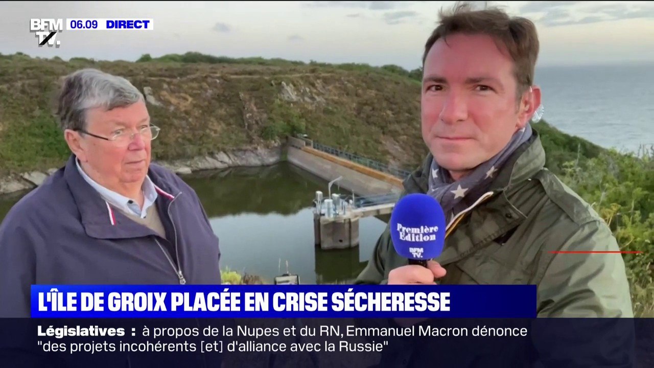 Frappée par la sécheresse, l'île de Groix envisage d'importer de l'eau en bateau