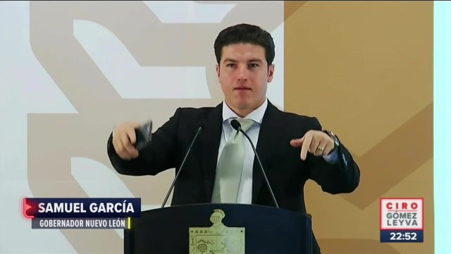 Samuel García dice que la falta de agua y luz en Nuevo León no es su culpa