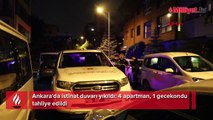 Ankara'da istinat duvarı yıkıldı: 4 apartman, 1 gecekondu tahliye edildi