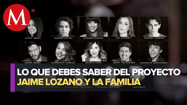 Florencia Cuenca y Mauricio Martínez, participan en 'Jaime Lozano y la familia' | M2