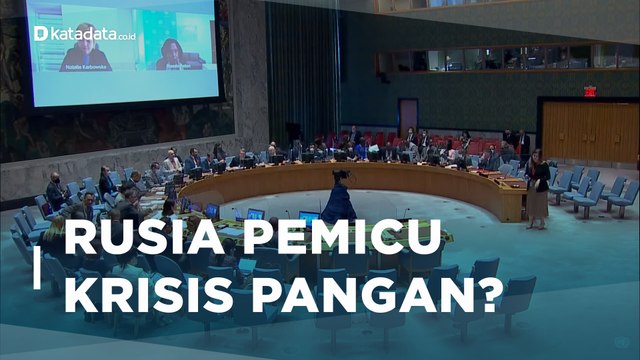 Dituduh Sebabkan Krisis Pangan, Rusia Walk Out dari Rapat PBB | Katadata Indonesia