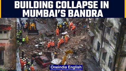 Video herunterladen: Mumbai: 1 person died and 19 injured after building collapse in Bandra | Oneindia News *News