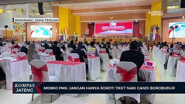Menko PMK: Jangan Hanya Soroti Tiket Naik Candi Borobudur