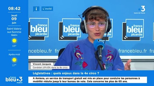 Vincent Jacques, candidat LR-UDI dans la 4e circonscription de la Somme