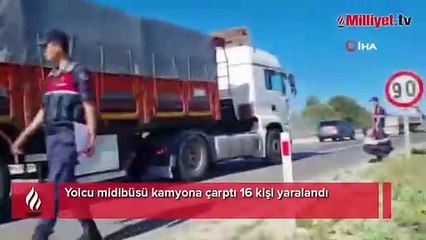 Bursa yolunda feci kaza: 16 yaralı