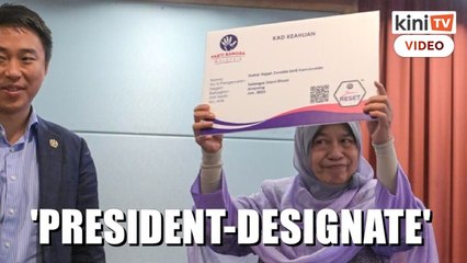 Zuraida appointed as PBM 'president-designate'
