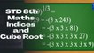 "शालेय अभ्यासाची उजळणी | STD 8th Maths Indices and Cube Root