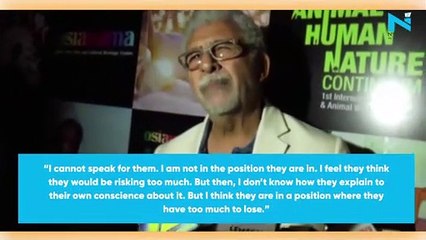 Naseeruddin Shah on the three Khans’ silence on political matters