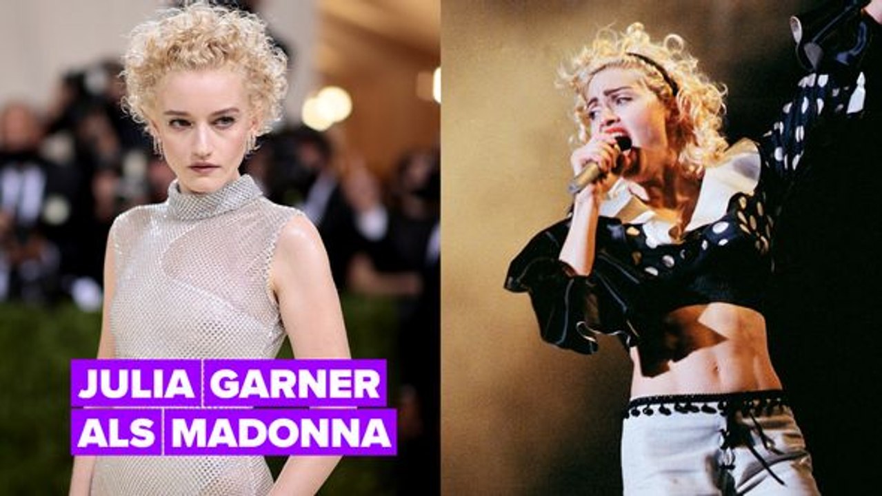 Julia garner verkörpert madonna in deren filmbiografie