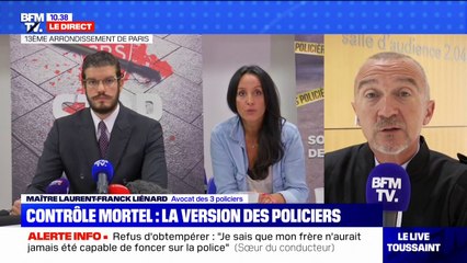 Refus d'obtempérer à Paris: l'avocat des trois policiers affirme "qu'ils sont dans un désarroi complet"