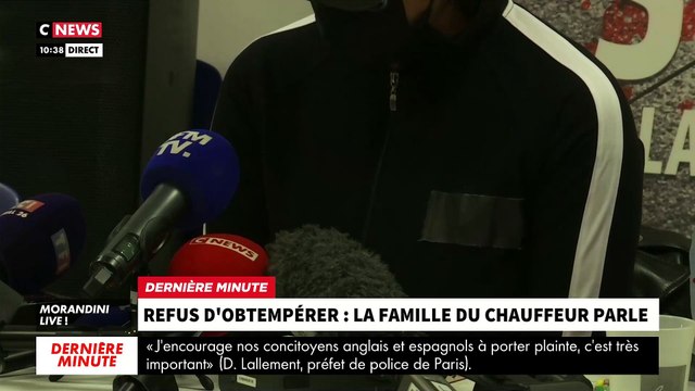 Refus d'obtempérer à Paris - La famille du chauffeur s'exprime pour la première fois: Mon frère n’aurait jamais été capable de foncer sur la police - VIDEO