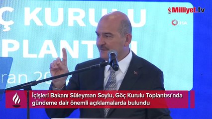 Bakan Soylu'dan kaçak göçmen açıklaması