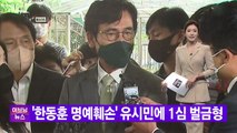 [YTN 실시간뉴스] '한동훈 명예훼손' 유시민에 1심 벌금형 / YTN