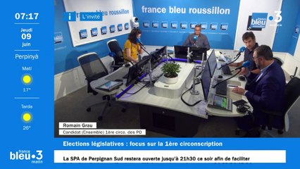Législatives P-O : "Cette élection est dramatiquement importante", selon le député macroniste Romain Grau