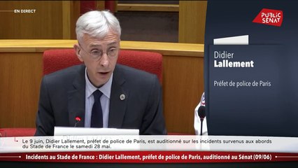 Fiasco au Stade de France - Le préfet de police de Paris Didier Lallement reconnaît "un échec" lors de la finale de la Ligue des Champions - VIDEO