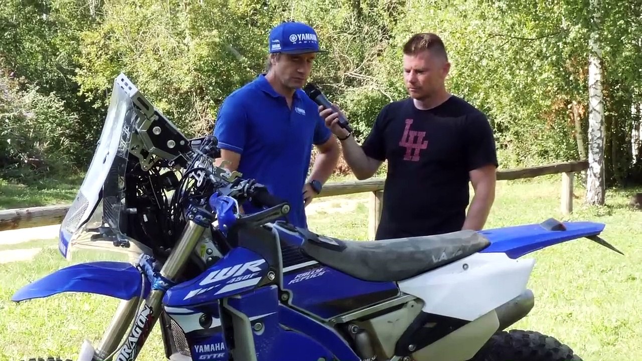 La Yamaha WR450F Rallye (Dakar) décortiquée avec Jean Claude Moussé