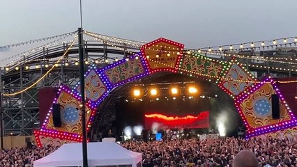 Noel Gallagher performing at Dreamland in Margate