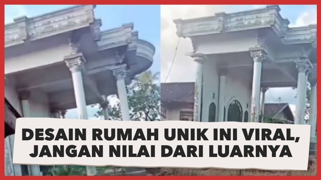 Desain Rumah Unik Ini Viral, Warganet: Jangan Nilai Orang dari Luarnya Saja