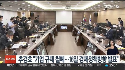 추경호 "기업 규제 철폐…16일 경제정책방향 발표"