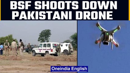 Pakistan drone shot down by BSF in Jammu & Kashmir's Arnia | Oneindia News *news