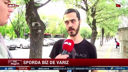 Sporda biz de varız