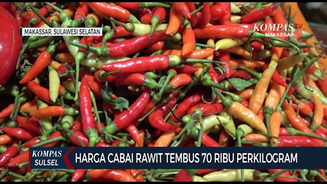 Harga Cabai Rawit Tembus 70 Ribu Perkilogram