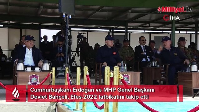 Efes-2022 Birleşik Müşterek Fiili Atışlı Tatbikatı başarıyla sona erdi