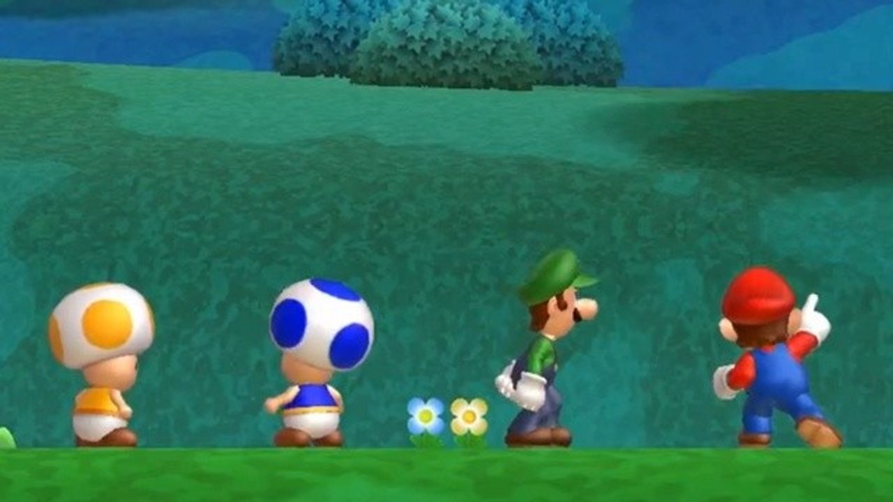 New Super Mario Bros. U - Wii-U-Trailer: Vier Helden im Hüpf-Chaos