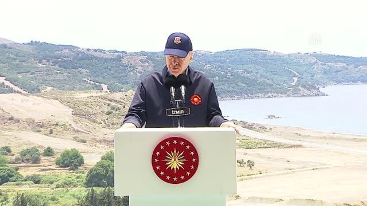Cumhurbaşkanı Erdoğan: "(Doğu Akdeniz) Yetki alanlarımızda bize rağmen herhangi bir tasarruf veya işlem yapılmasına izin vermedik, vermeyeceğiz"