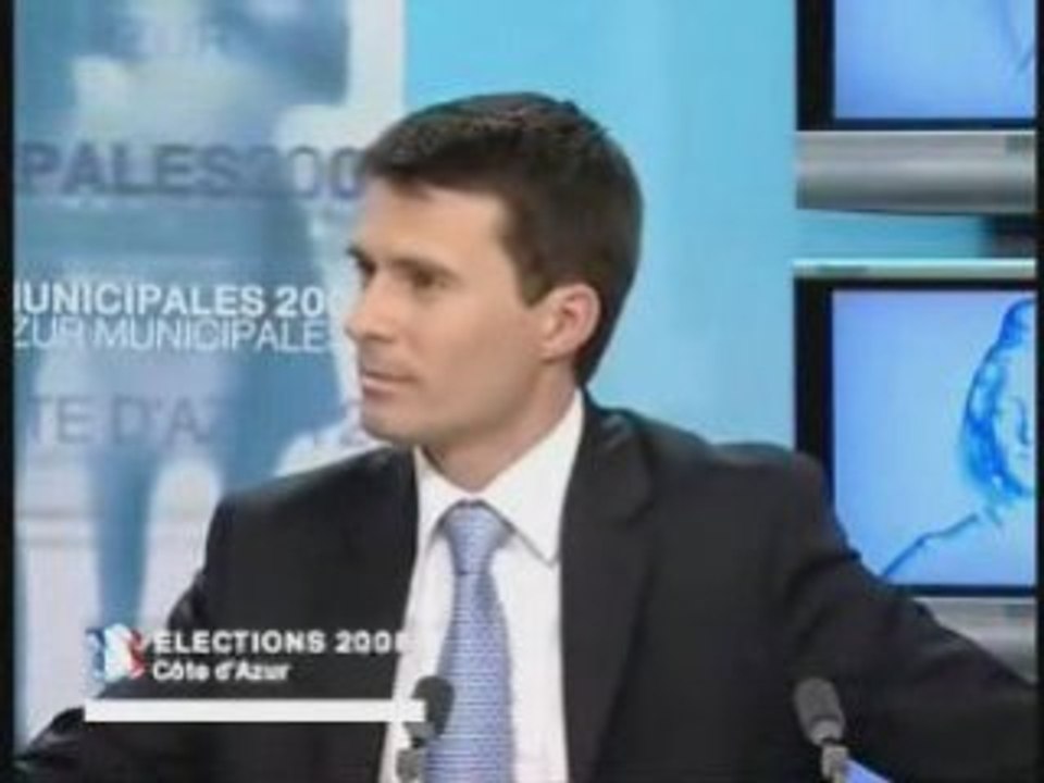 Paul Cuturello sur france 3 cote d'azur municipales 9 mars