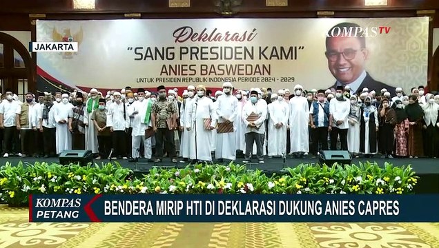 Bendera Berlambang Mirip HTI di Deklarasi Dukungan Anies Baswedan Capres Dinilai Kesengajaan!