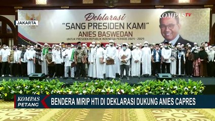 Bendera Berlambang Mirip HTI di Deklarasi Dukungan Anies Baswedan Capres Dinilai Kesengajaan!