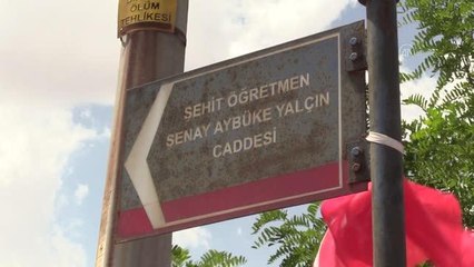 Aybüke öğretmen, şehit düştüğü yerde ve görev yaptığı okulda anıldı