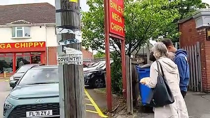 Binley Mega Chippy queues