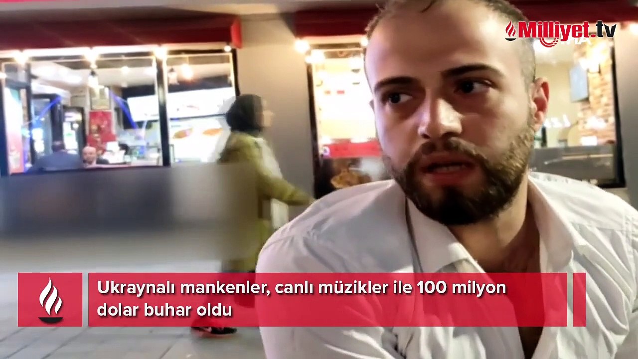 Ukraynalı mankenler, canlı müzikler ile 100 milyon dolar buhar oldu