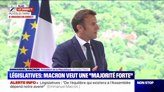 Emmanuel Macron accuse les extrêmes de vouloir ajouter de la crise à la crise