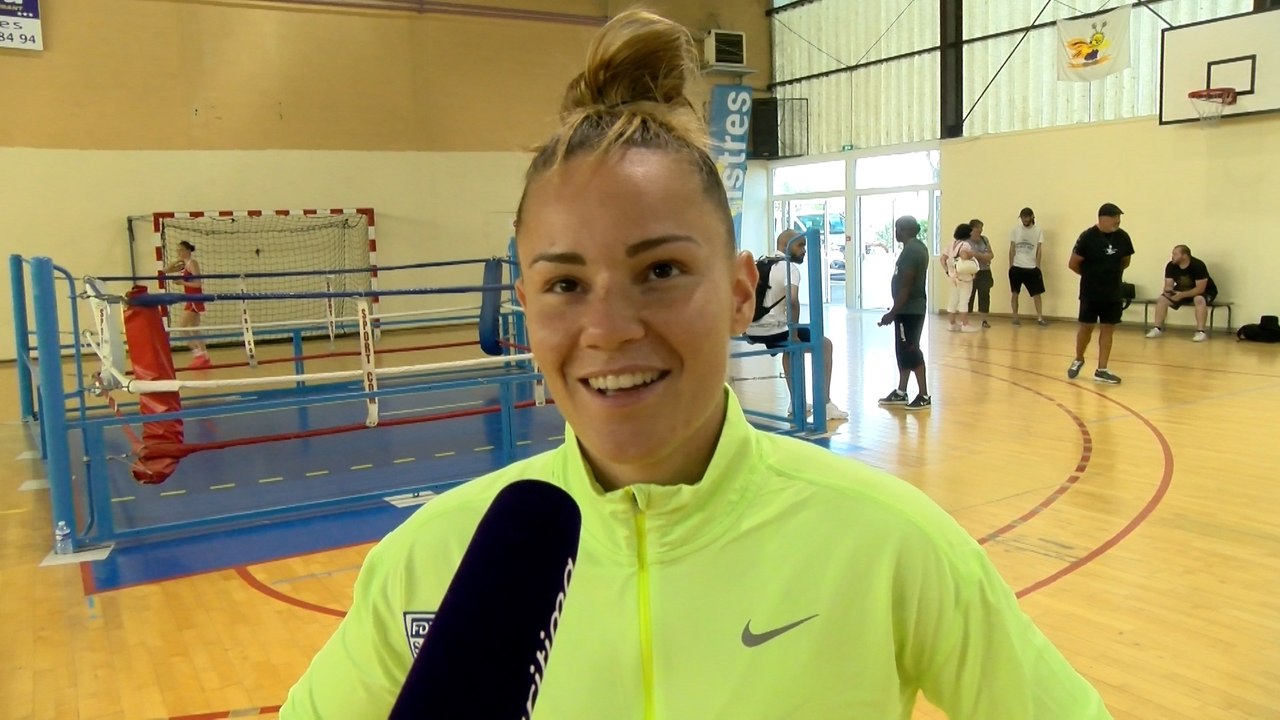 Interview maritima: la boxeuse istréenne Caroline Cruveillier en stage à Istres avec l'Equipe de Fra